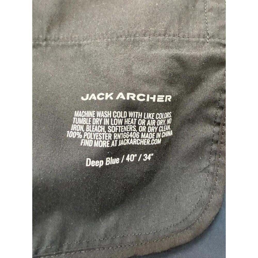 Jack Archer Jetsetter Performance Pants Men's 40x32 Blue Travel Casual Golf - Picture 3 of 5